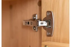 Vetrina moderna 2 ante rovere massello naturale